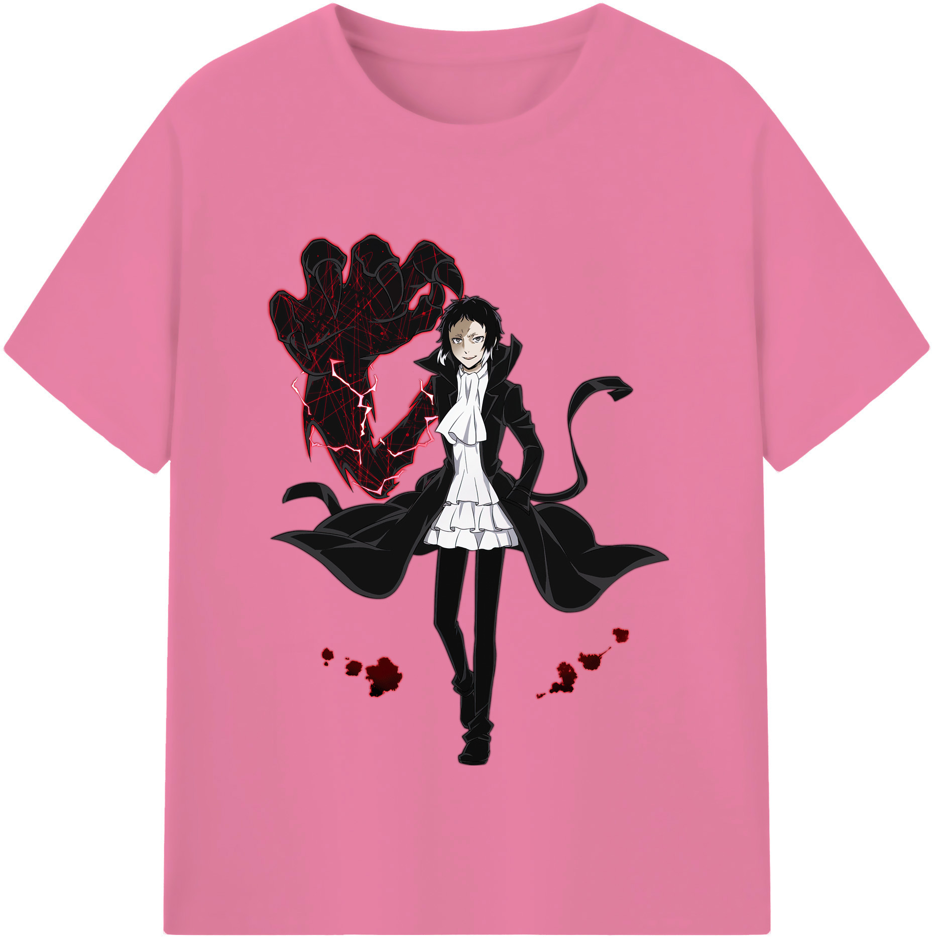 （画像用） 文豪ストレイドッグス Bungo Stray Dogs 綿100％半袖Tシャツ（フロントプリント）